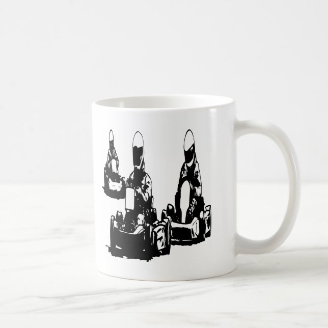 Går Kart tävla Kaffemugg (Höger)