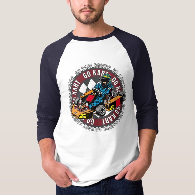 Går Kart tävla Tee (Framsida)