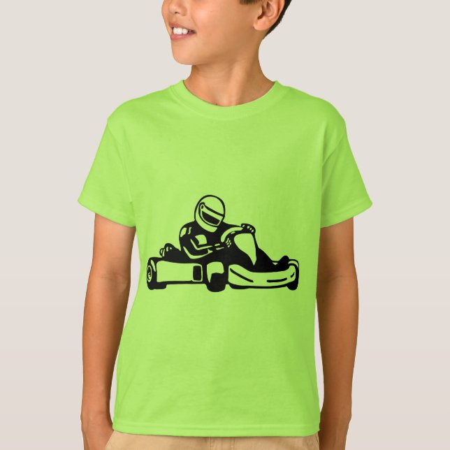 Går Kart tävla Tee (Framsida)