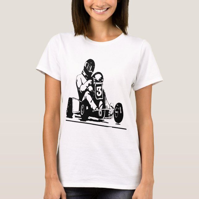 Går Kart tävla Tröja (Framsida)