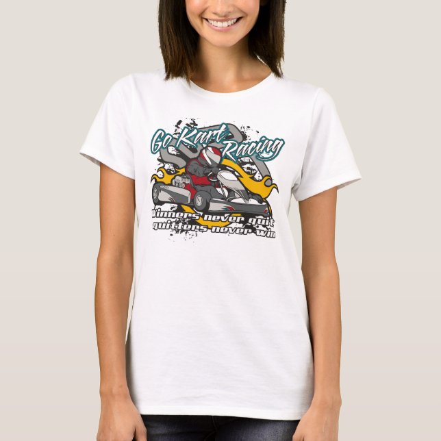 Går Kart vinnarear T Shirt (Framsida)