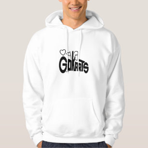 GÅR KARTS-SILHOUETTEN SWEATSHIRT MED LUVA