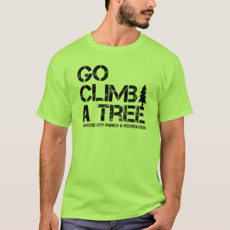 Går klättringen ett träd tee shirt