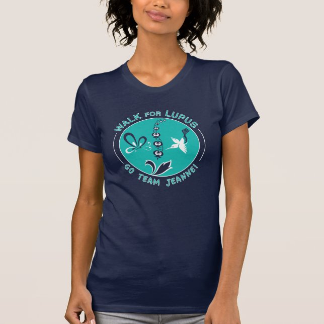 "Går lagJeanne" Lupus Tee Shirt (Framsida)