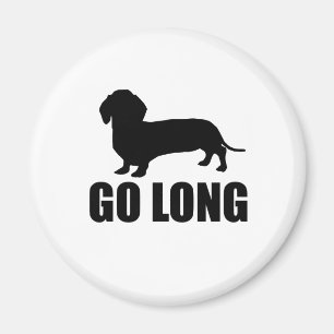 Går långa Dacshund Magnet