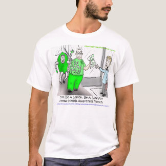 Går limefrukt för mental hälsamedvetenhetmånad t-shirt