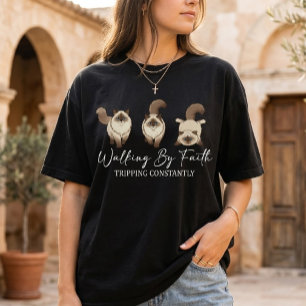 Går Med Tro Rolig Kristna Hundälskare T Shirt