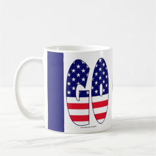 Går muggen för souvenir för USA flaggaolympiska Kaffemugg
