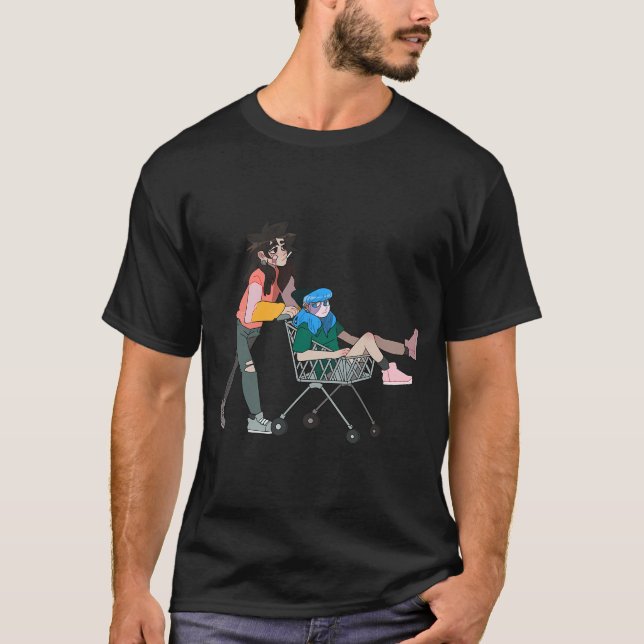 Går och handlar t shirt (Framsida)