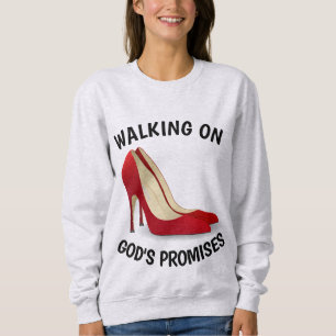 GÅR PÅ GUDS LÖFTEN, Höga klackar skor T Shirt