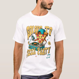 Går på pizzafest t shirt