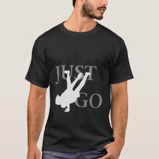 Går precis skjorta 5 för samling T - Pike (mörk T-shirt