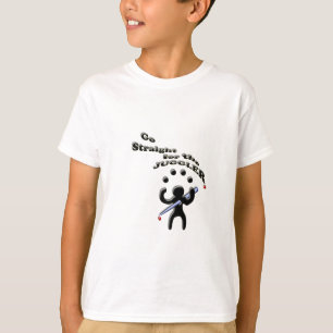 går raksträckan för jonglören t-shirt