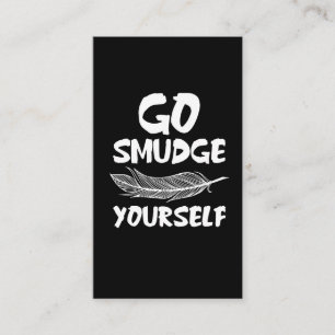 Går smetar sig Yourself - fjädergåvaidén Visitkort
