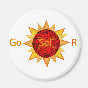 Går sol- 2 magnet