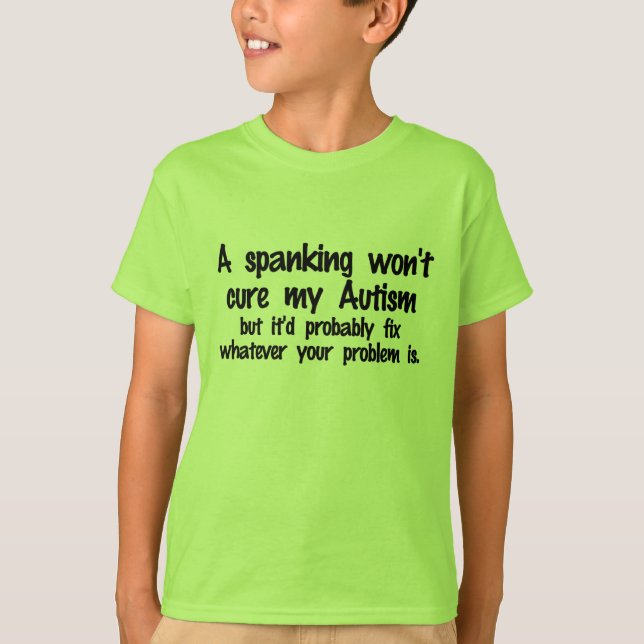 Går spanken dig tee shirt (Framsida)