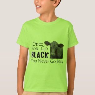 Går svart Angus T Shirt