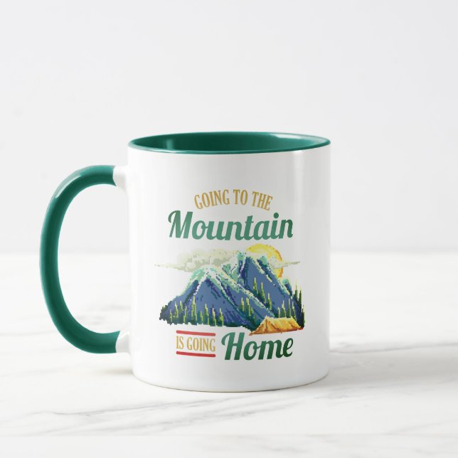 Går till bergsvildmarken mugg (Vänster)