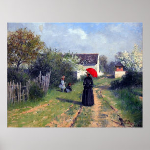 Går till kyrkan Elin Danielson-Gambogi 1888 Poster