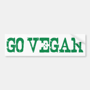 Går veganen bildekal