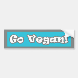 Går veganen! bildekal