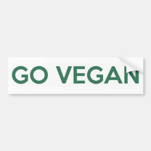 Går veganen bildekal