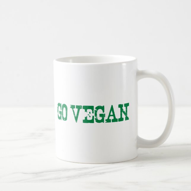 Går veganen kaffemugg (Höger)