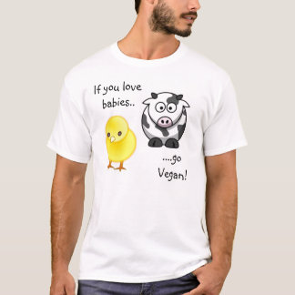 ….,går veganen! t-shirt