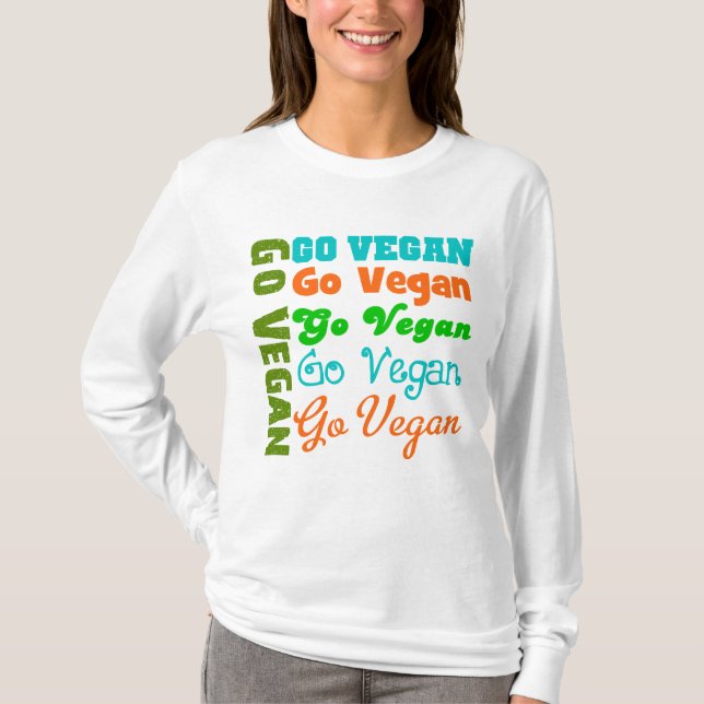 Går VEGANEN Tee (Framsida)