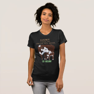 Går Veganmorkon och kalvtshirten Tee Shirt