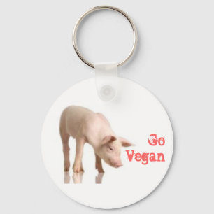 Går Veganpigleten Nyckelring