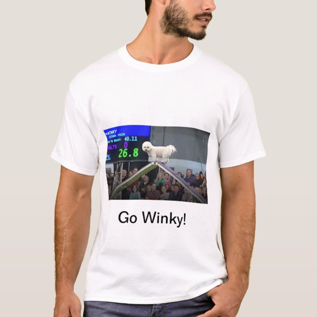 Går Winky! T Shirt (Framsida)