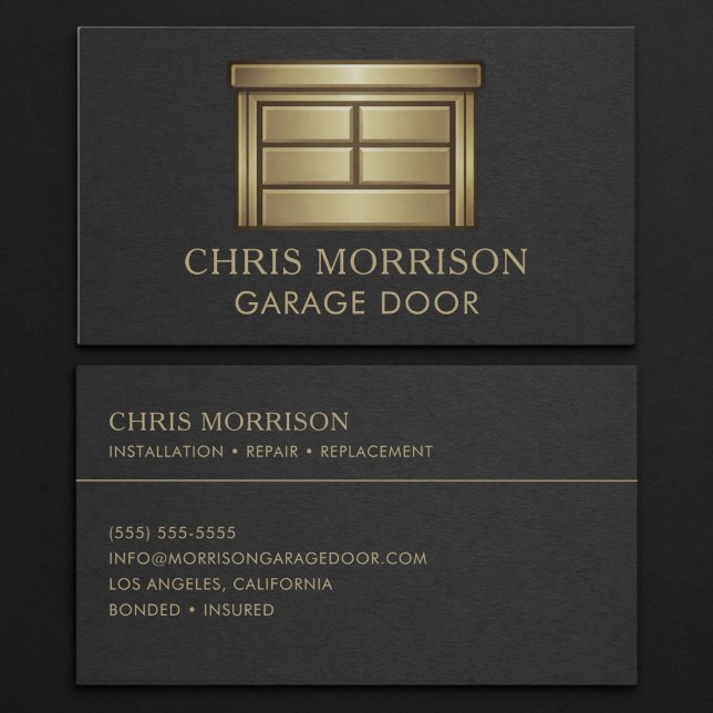 Garage Door Business Card Visitkort (Skapare uppladdad)