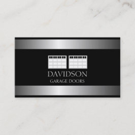 Garage Door Company Metallic Metall Visitkort