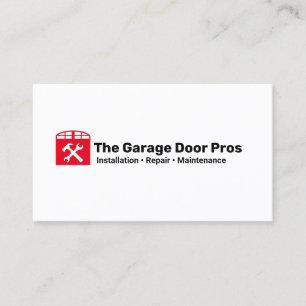 Garage Door Installer och Reparation Visitkort