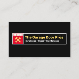 Garage Door Installer och Reparation Visitkort