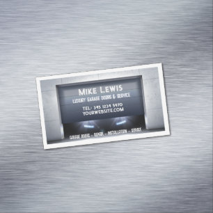 Garage Door Services Magnetiska Visitkort