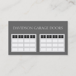 Garage Dörr Företag/klassikervit Visitkort