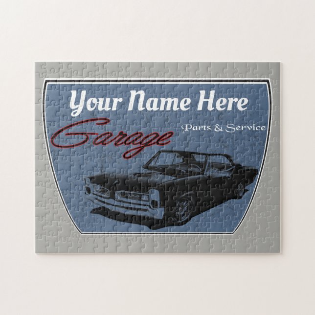 Garage för personlig GTO Pussel (Horisontell)