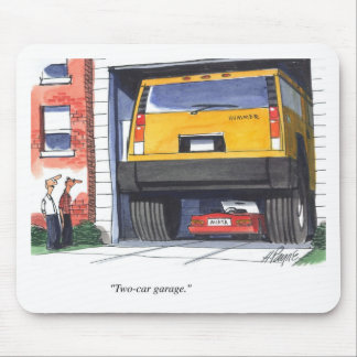 Garage för två bil musmatta