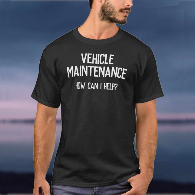 Garage Fordon Maintenance Company Business T Shirt (Skapare uppladdad)