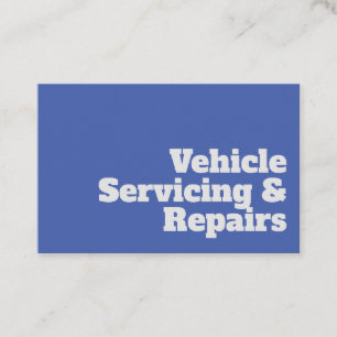 Garage Fordon Service & Reparations Design Visitkort