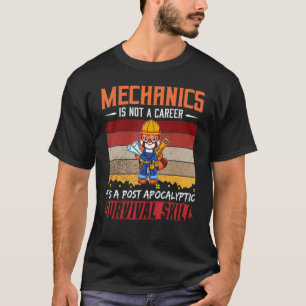 Garage Mäns Mekniker Är Inte En Karriär Tekniker E T Shirt
