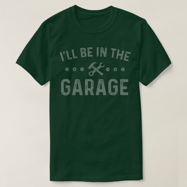Garage Mechanic Fars dag Gift För manar Pappa från T Shirt (Design framsida)