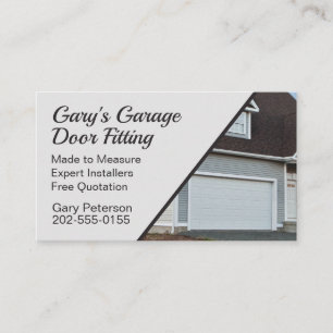 Garage Roller Shutter Door Fitter Visitkort