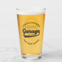 Garage Rör inte vid något skärpemärke för dryck