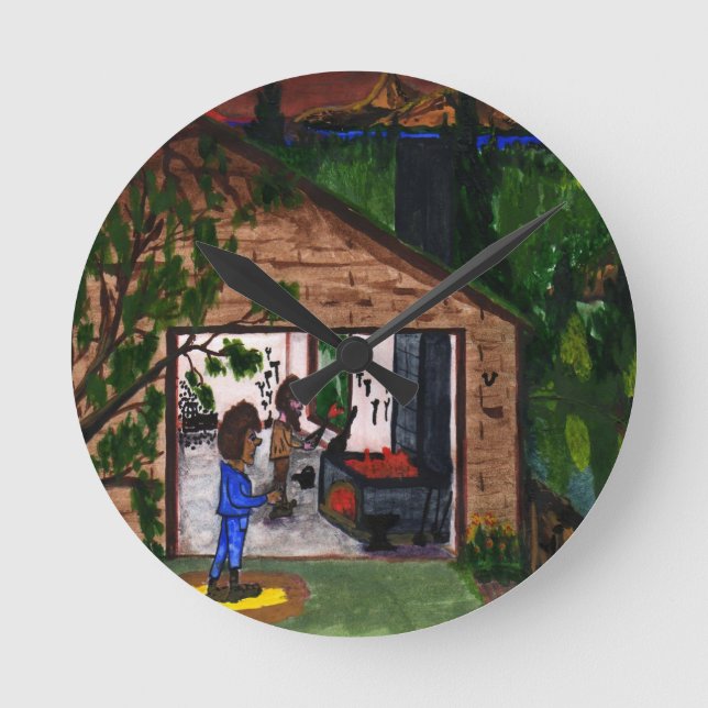 Garage Rund Klocka (Framsida)