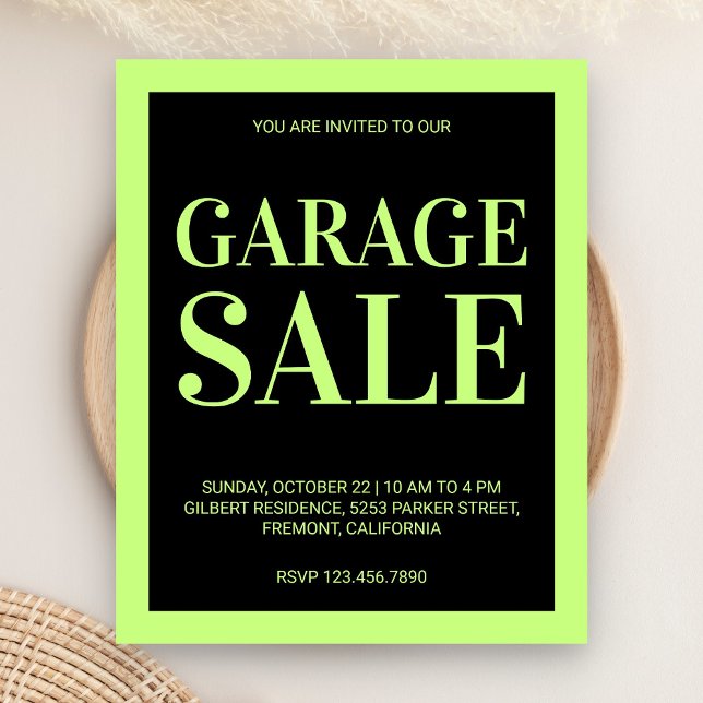 Garage Sale Flyer (Skapare uppladdad)