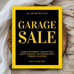 Garage Sale Flyer<br><div class="desc">Säljförsäljare av säljfrämjande kläder. Anpassa den med din egen text och sprida ord.</div>