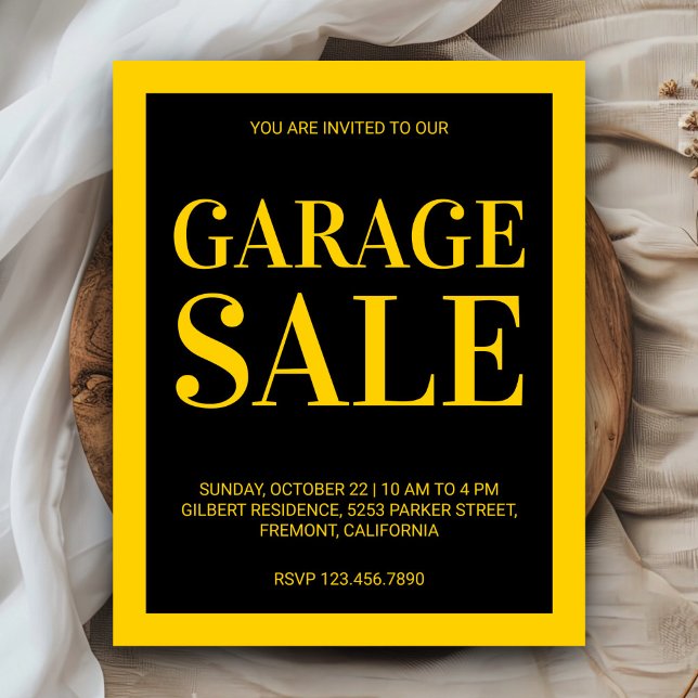 Garage Sale Flyer (Skapare uppladdad)